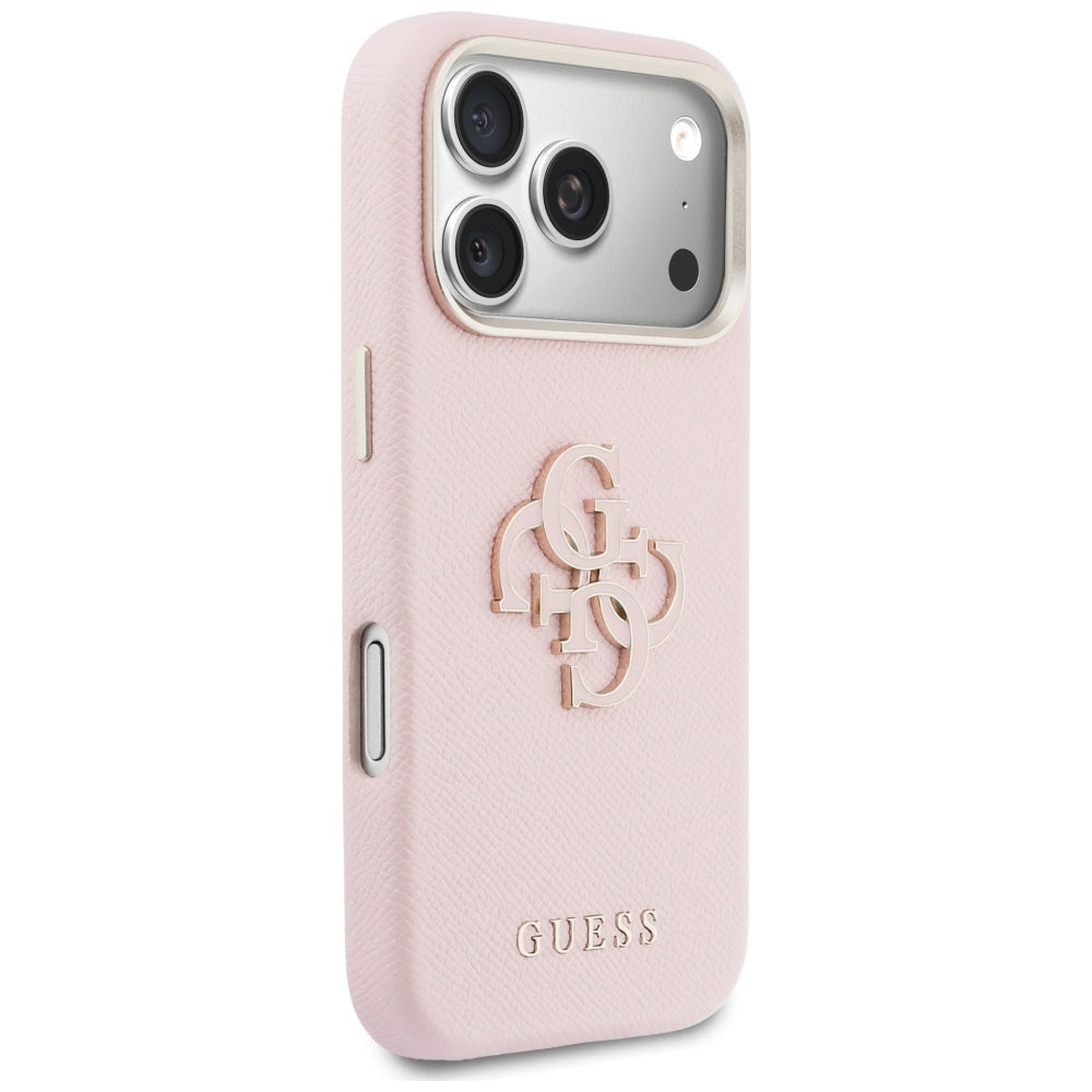 Futrola za Apple iPhone 17 Pro Max, Guess, Resin Logo, Roze