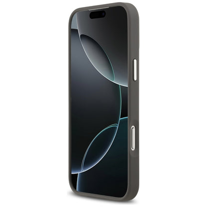 Futrola za Apple iPhone 17 Pro Max, Karl Lagerfeld, Grained Karl & Choupette's Heads Pins and Logo, Siva