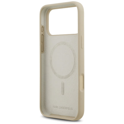 Futrola za Apple iPhone 17 Pro Max, Karl Lagerfeld, Sketch and Logo Karl, Braon
