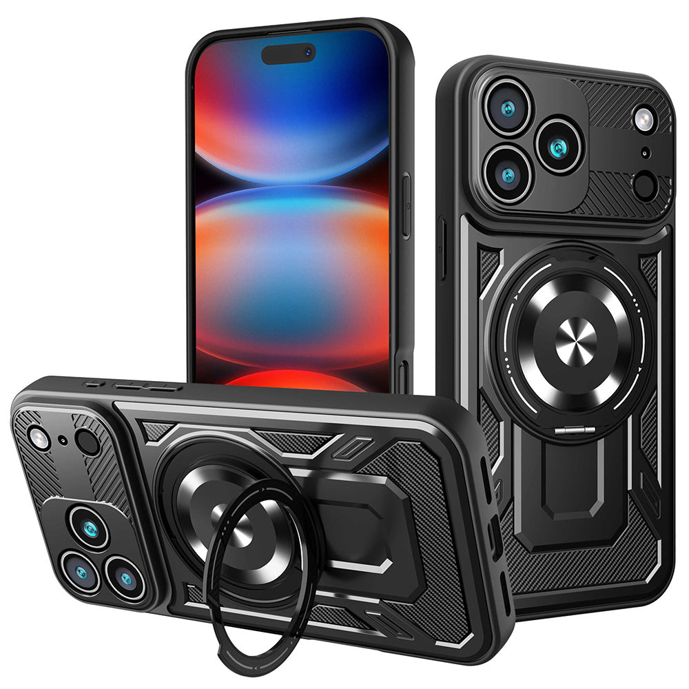 Futrola za Apple iPhone 17 Pro Max, Techsuit, RuggedCam, Crna