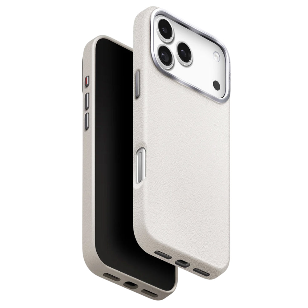 Futrola za Apple iPhone 17 Pro Max, UNIQ, Lyden Leatherette, Siva