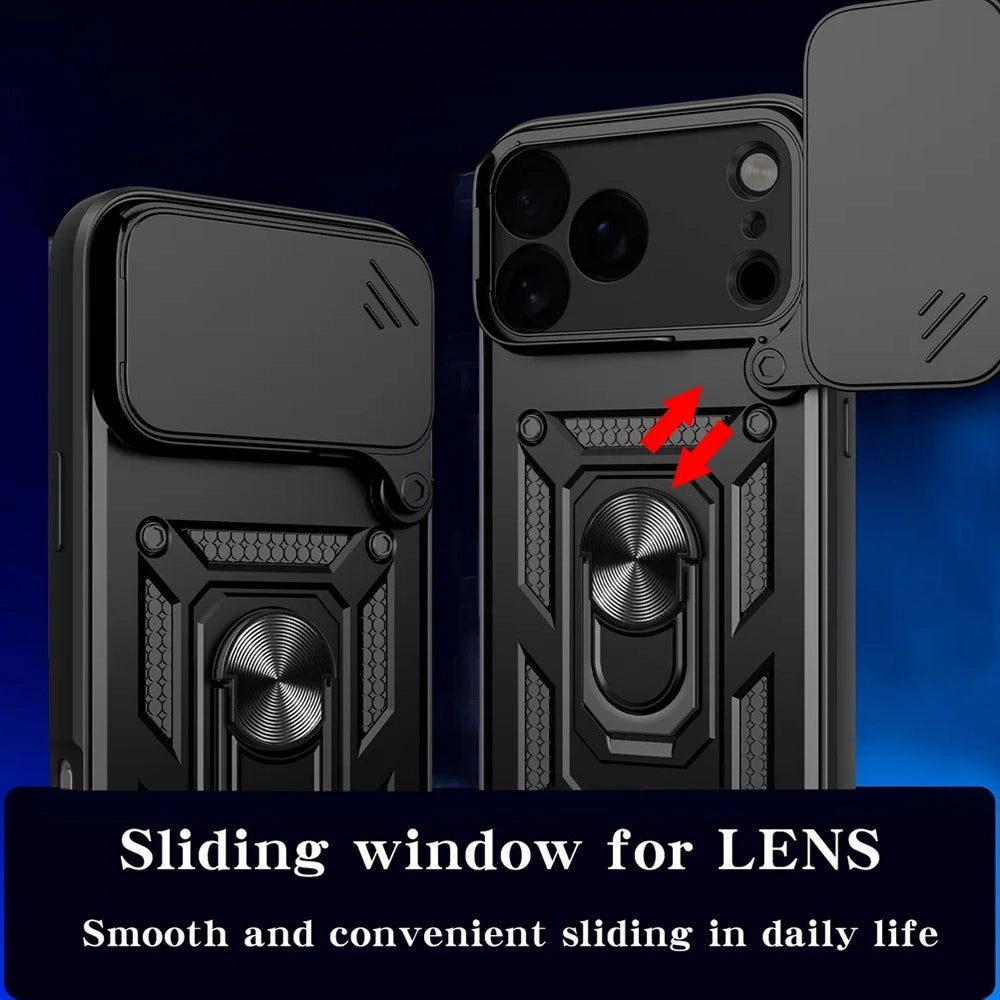 Futrola za Apple iPhone 17 Pro, Techsuit, CamShield, Crna