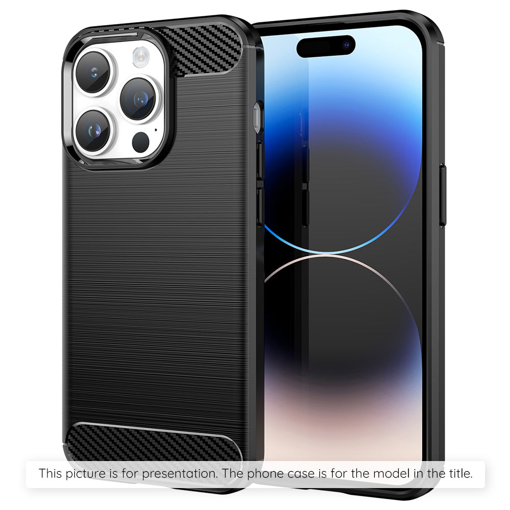Futrola za Apple iPhone 17 Pro, Techsuit, Karbon, Crna