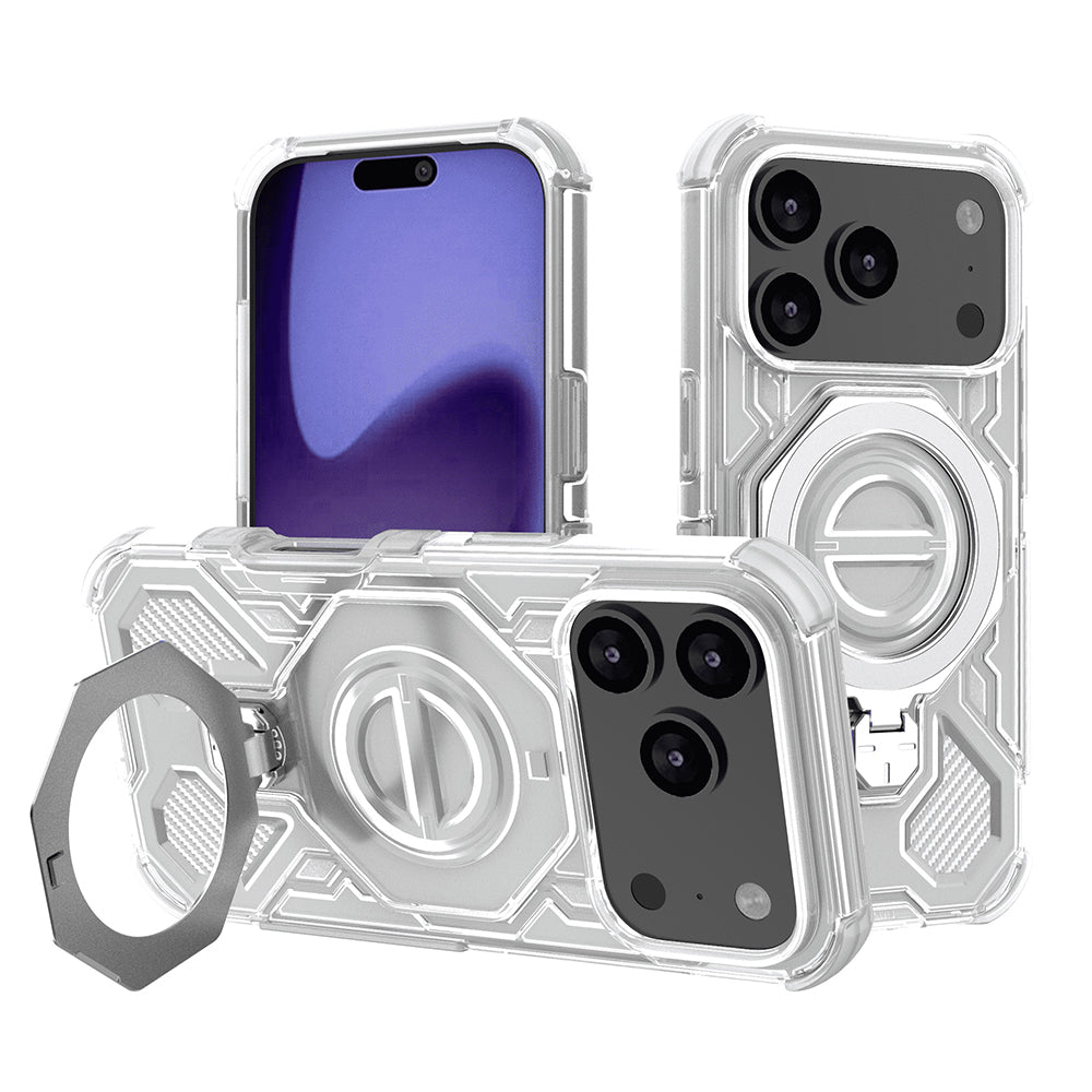 Futrola za Apple iPhone 17 Pro, Techsuit, Carbon Shield Pro, Bela