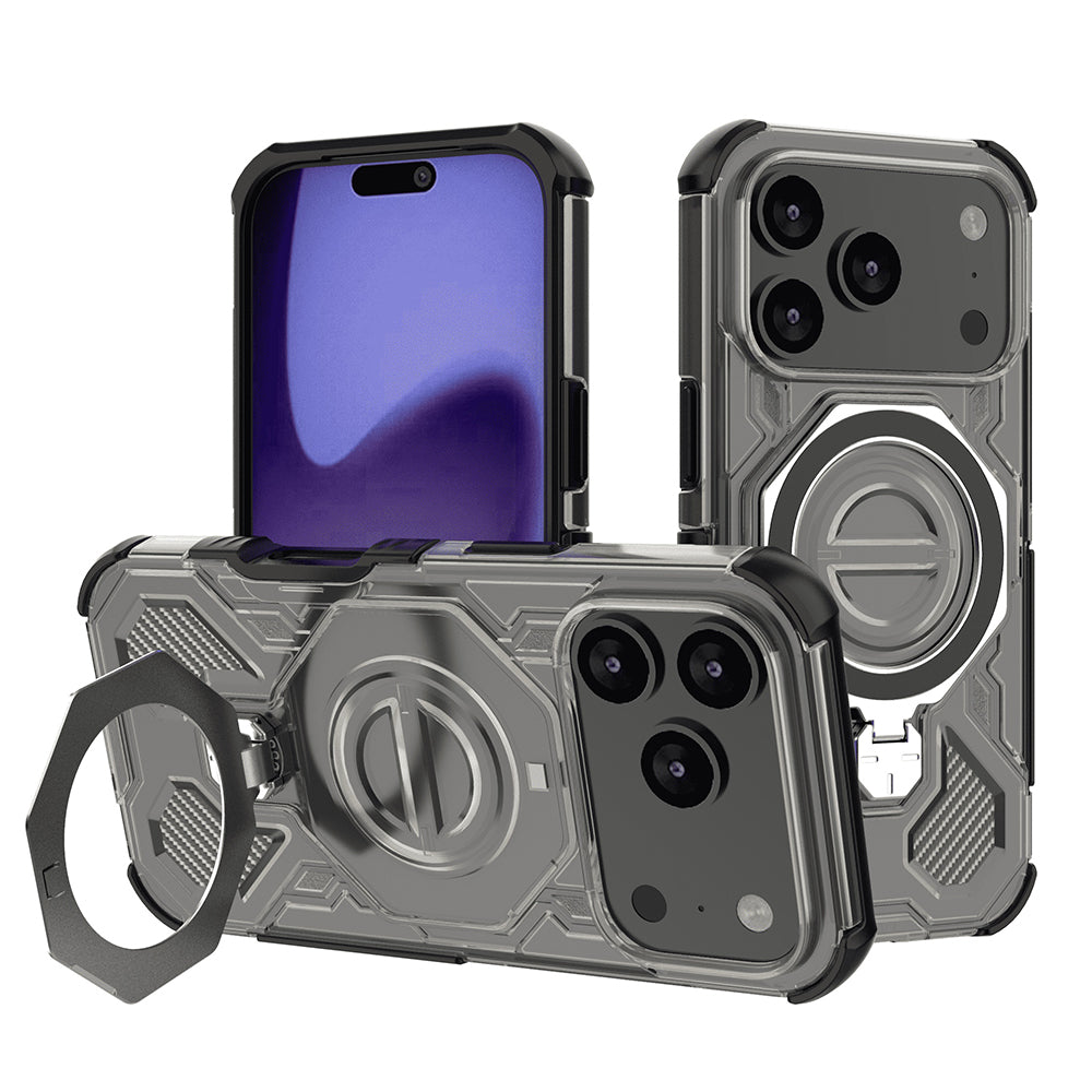 Futrola za Apple iPhone 17 Pro, Techsuit, Carbon Shield Pro, Svetlo Crna