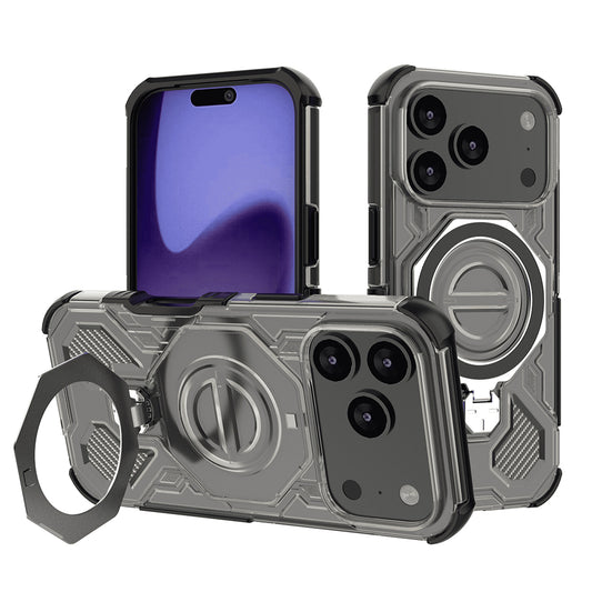 Futrola za Apple iPhone 17 Pro, Techsuit, Carbon Shield Pro, Svetlo Crna