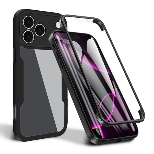 Futrola za Apple iPhone 17 Pro, Techsuit, ColorVerse 360, Crna
