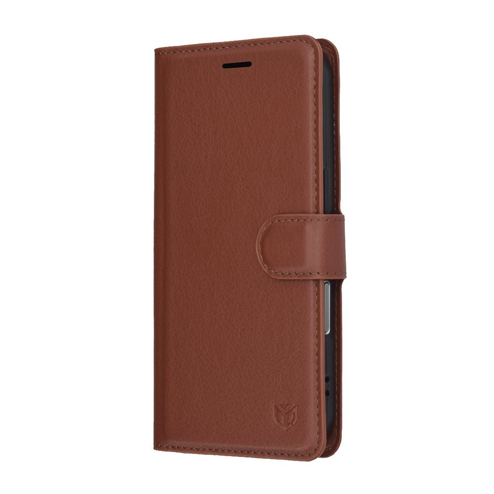 Futrola za Apple iPhone 17 Pro, Techsuit, Leather Folio, Braon
