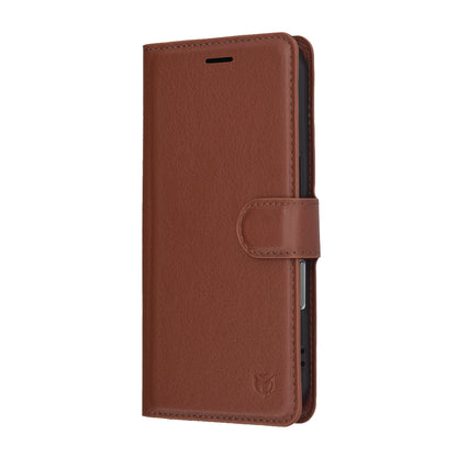 Futrola za Apple iPhone 17 Pro, Techsuit, Leather Folio, Braon