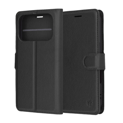 Futrola za Apple iPhone 17 Pro, Techsuit, Leather Folio, Crna