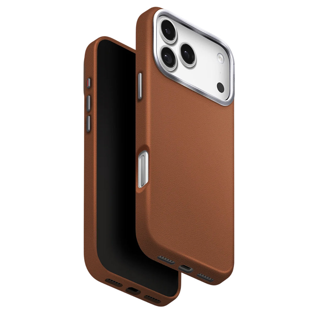 Futrola za Apple iPhone 17 Pro, UNIQ, Lyden Leatherette, Braon