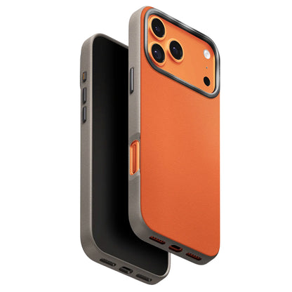 Futrola za Apple iPhone 17 Pro, UNIQ, Lyden Leatherette, Bež Narandžasta