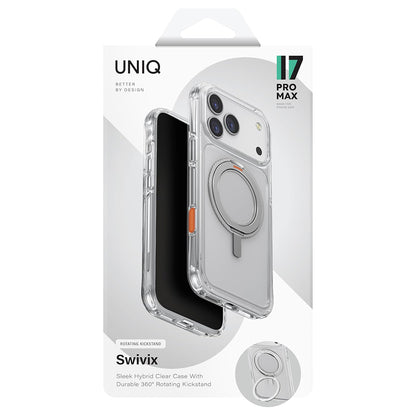 Futrola za Apple iPhone 17 Pro, UNIQ, Swivix, Srebrna