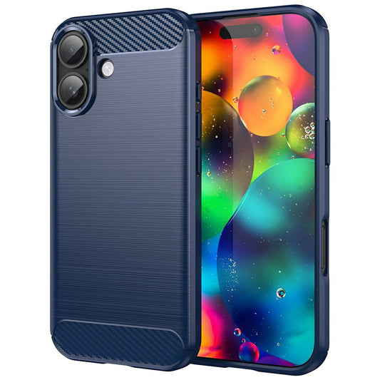 Futrola za Apple iPhone 17, Techsuit, Karbon, Plava