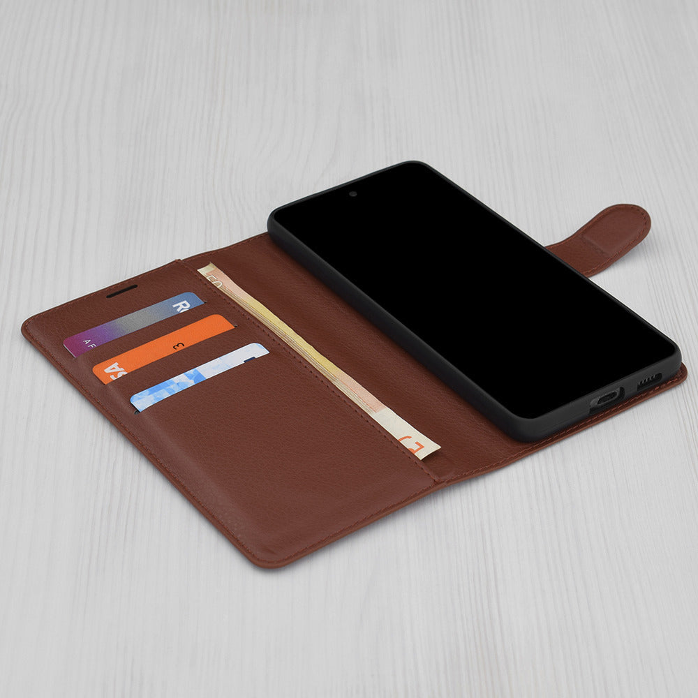 Futrola za Apple iPhone 17, Techsuit, Leather Folio, Braon