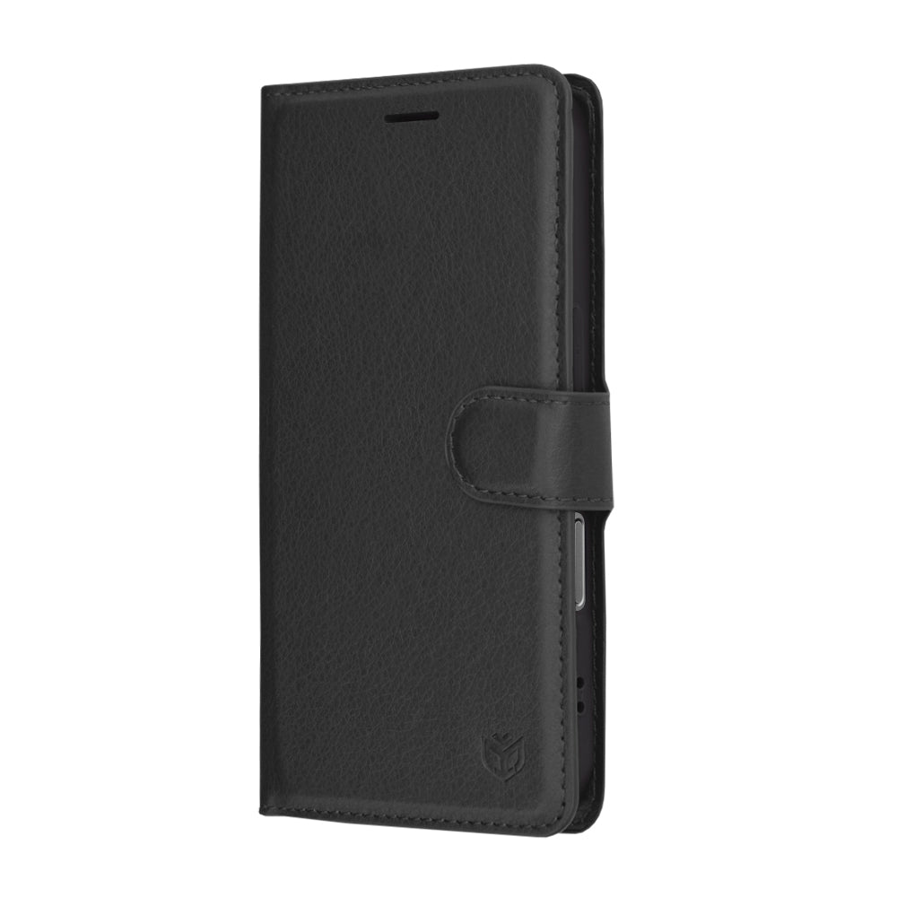 Futrola za Apple iPhone 17, Techsuit, Leather Folio, Crna