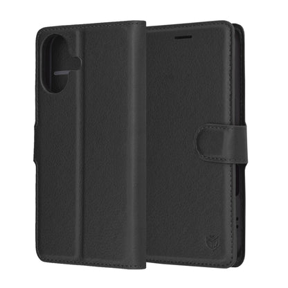 Futrola za Apple iPhone 17, Techsuit, Leather Folio, Crna