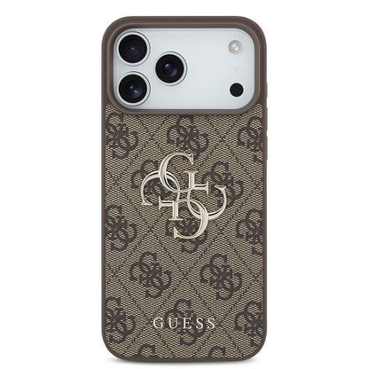 Futrola za Apple iPhone 18 Pro / 17 Pro, Guess, 4G Big Logo, Braon