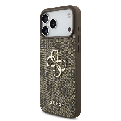 Futrola za Apple iPhone 18 Pro / 17 Pro, Guess, 4G Big Logo, Braon