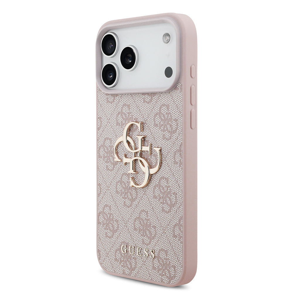 Futrola za Apple iPhone 18 Pro / 17 Pro, Guess, 4G Big Logo, Roze