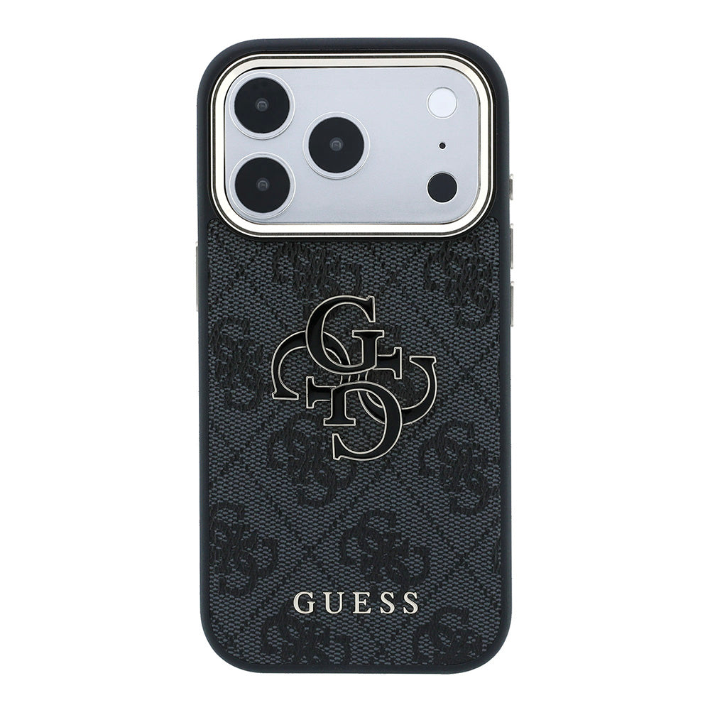Futrola za Apple iPhone 18 Pro / 17 Pro, Guess, 4G Big Resin Logo, Crna
