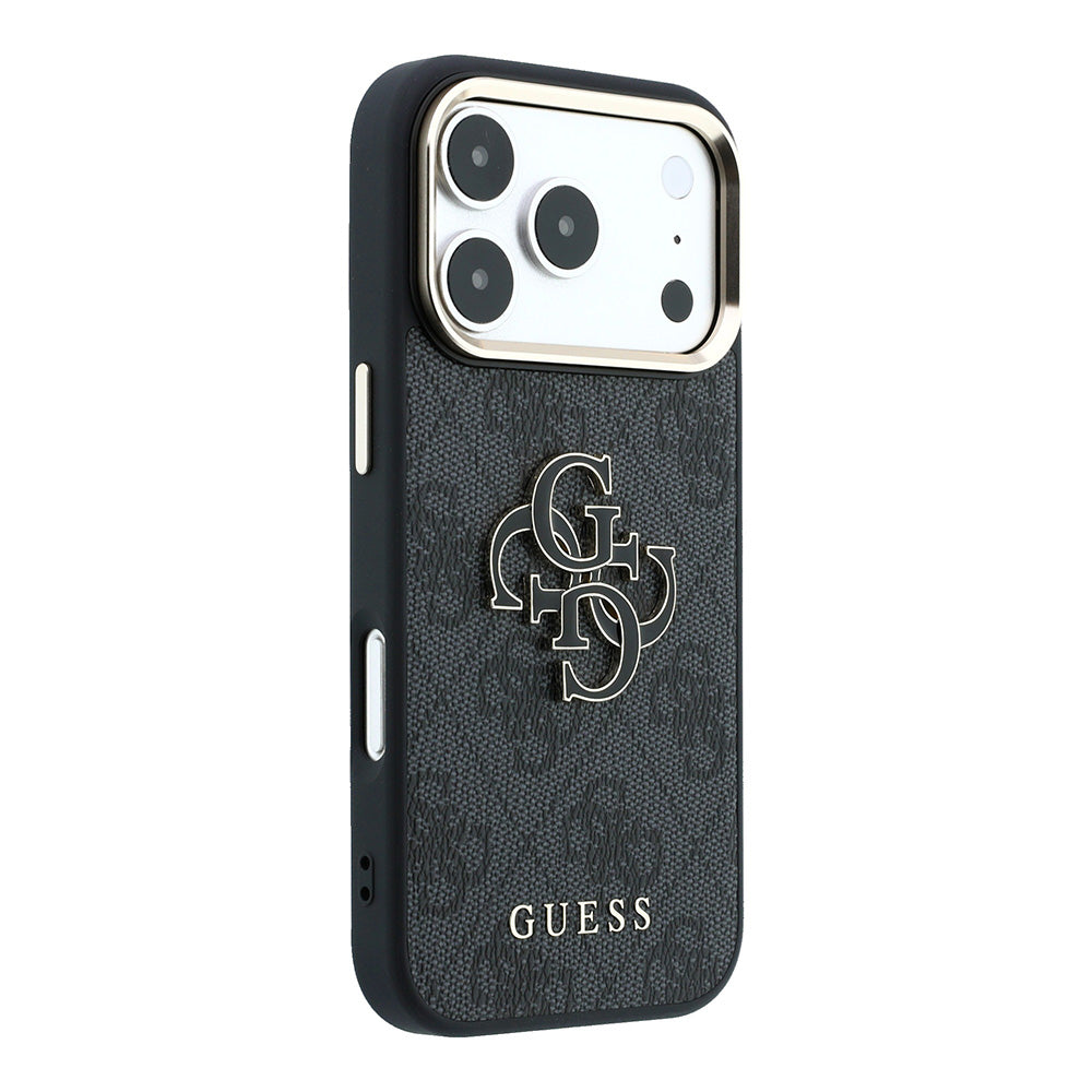 Futrola za Apple iPhone 18 Pro / 17 Pro, Guess, 4G Big Resin Logo, Crna