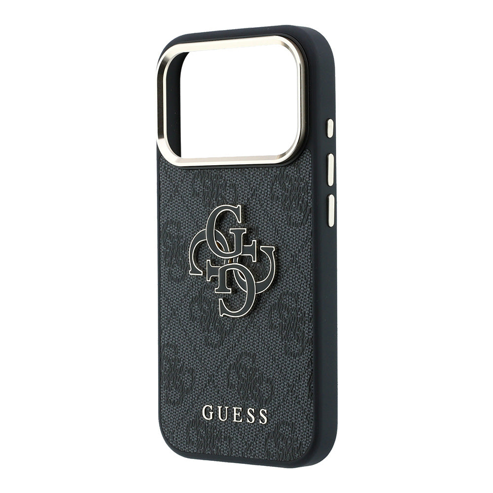 Futrola za Apple iPhone 18 Pro / 17 Pro, Guess, 4G Big Resin Logo, Crna