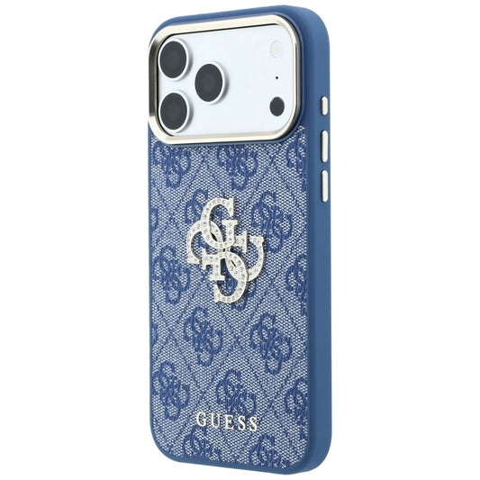Futrola za Apple iPhone 18 Pro / 17 Pro, Guess, 4G Big Strass Logo, Plava