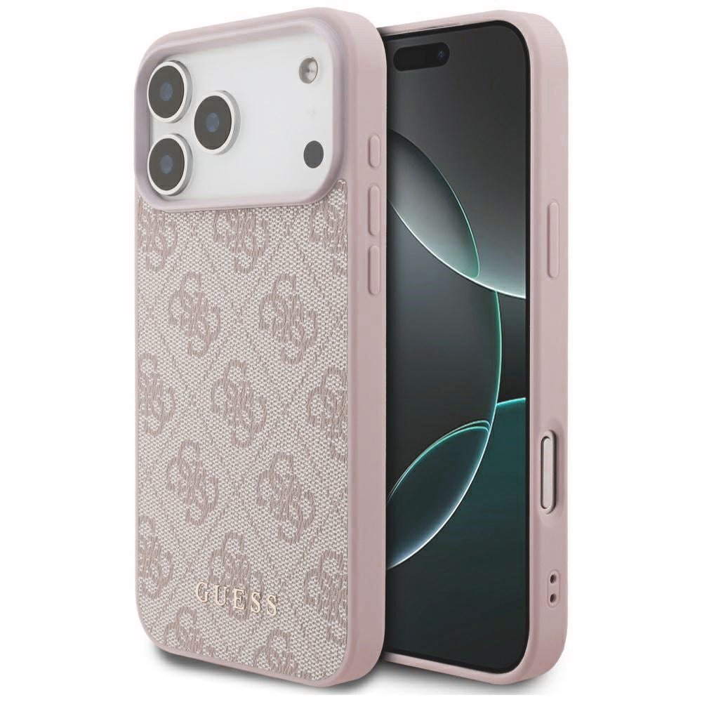 Futrola za Apple iPhone 18 Pro / 17 Pro, Guess, 4G Classic Logo, Roze