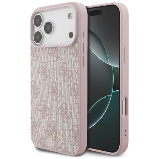 Futrola za Apple iPhone 18 Pro / 17 Pro, Guess, 4G Classic Logo, Roze