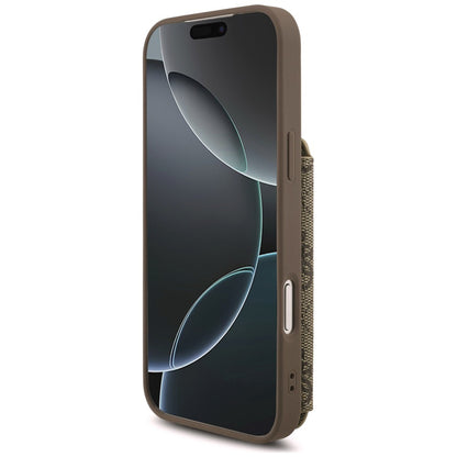 Futrola za Apple iPhone 18 Pro / 17 Pro, Guess, 4G Crossbody Cardslot, braon