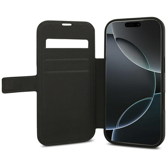 Futrola za Apple iPhone 18 Pro / 17 Pro, Guess, 4G Metal Logo, Crna
