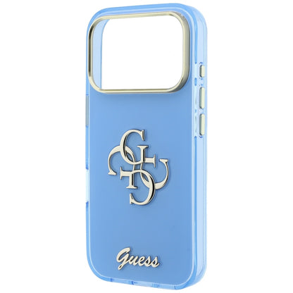 Futrola za Apple iPhone 18 Pro / 17 Pro, Guess, IML 4G Metal Script, Plava