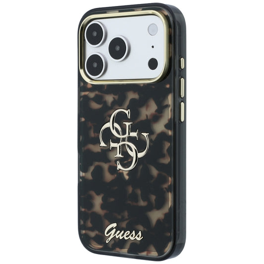 Futrola za Apple iPhone 18 Pro / 17 Pro, Guess, IML 4G Metal Script, Braon