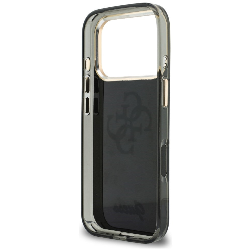 Futrola za Apple iPhone 18 Pro / 17 Pro, Guess, IML 4G Metal Script, Crna