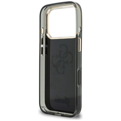 Futrola za Apple iPhone 18 Pro / 17 Pro, Guess, IML 4G Metal Script, Crna