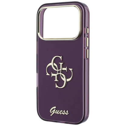 Futrola za Apple iPhone 18 Pro / 17 Pro, Guess, IML 4G Metal Script, Bordo