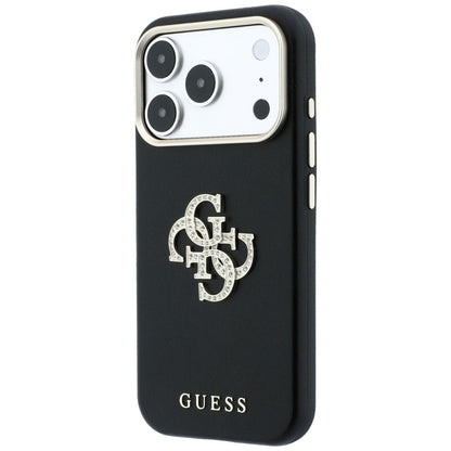 Futrola za Apple iPhone 18 Pro / 17 Pro, Guess, Smooth Big Strass Logo, Crna