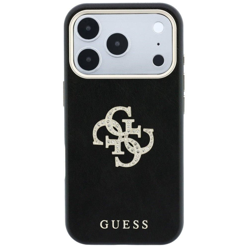 Futrola za Apple iPhone 18 Pro / 17 Pro, Guess, Smooth Big Strass Logo, Crna