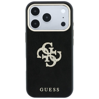Futrola za Apple iPhone 18 Pro / 17 Pro, Guess, Smooth Big Strass Logo, Bordo