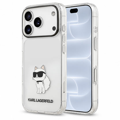 Maska za Apple iPhone 18 Pro / 17 Pro, Karl Lagerfeld, IML Choupette NFT, providna