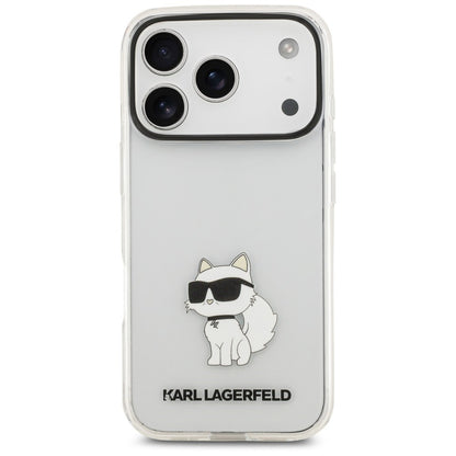 Maska za Apple iPhone 18 Pro / 17 Pro, Karl Lagerfeld, IML Choupette NFT, providna