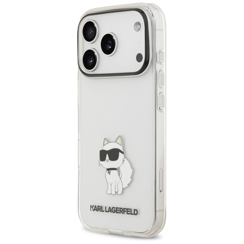 Maska za Apple iPhone 18 Pro / 17 Pro, Karl Lagerfeld, IML Choupette NFT, providna