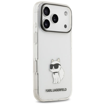 Maska za Apple iPhone 18 Pro / 17 Pro, Karl Lagerfeld, IML Choupette NFT, providna