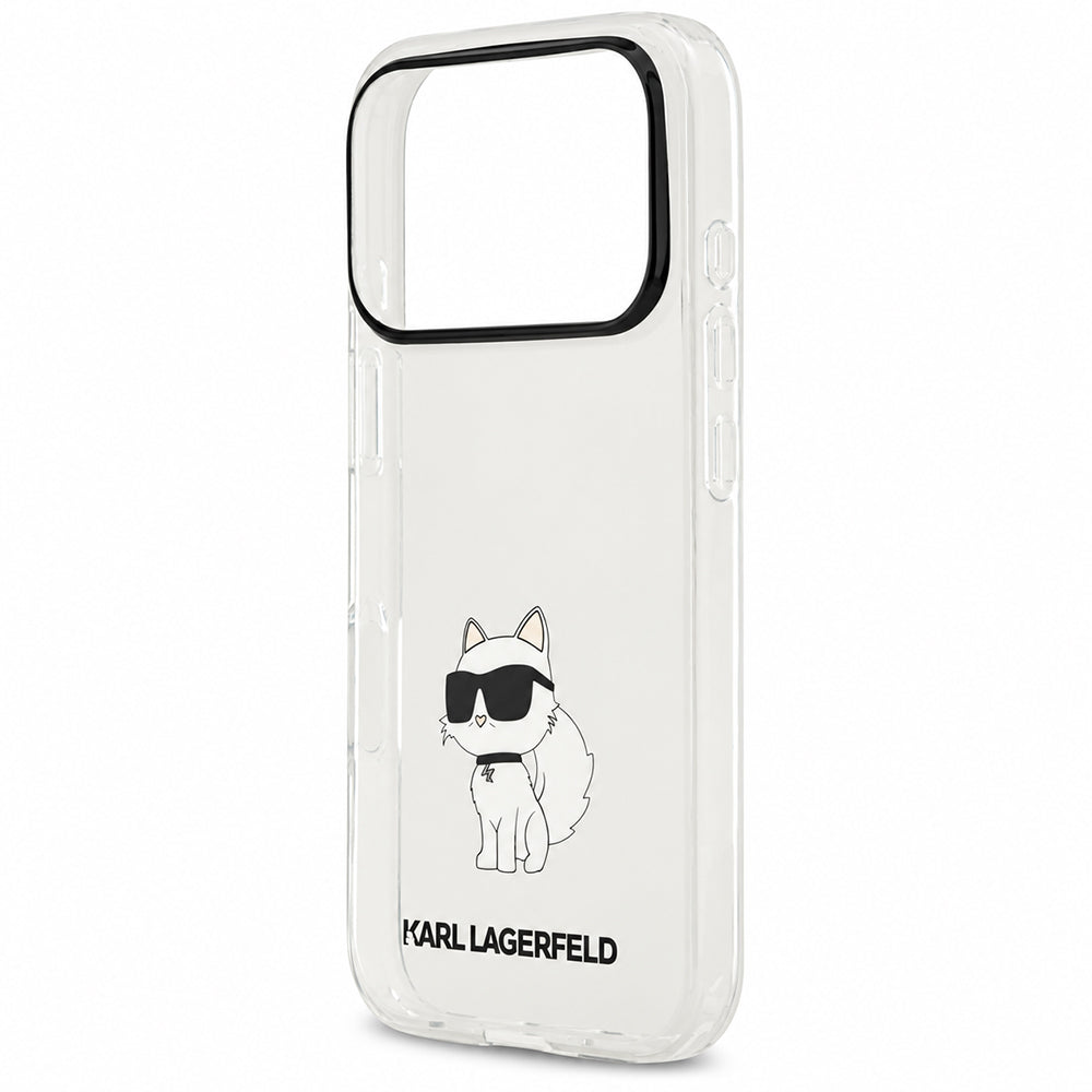 Maska za Apple iPhone 18 Pro / 17 Pro, Karl Lagerfeld, IML Choupette NFT, providna