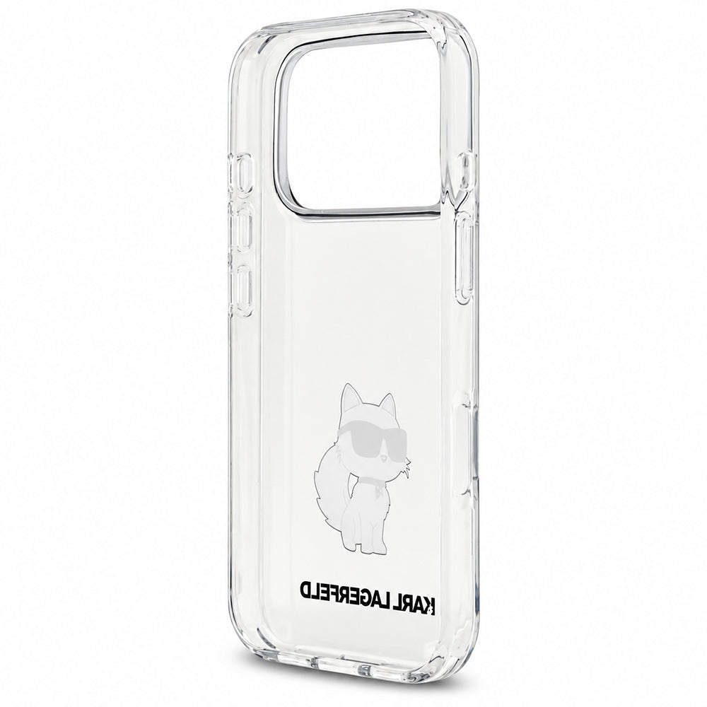 Maska za Apple iPhone 18 Pro / 17 Pro, Karl Lagerfeld, IML Choupette NFT, providna