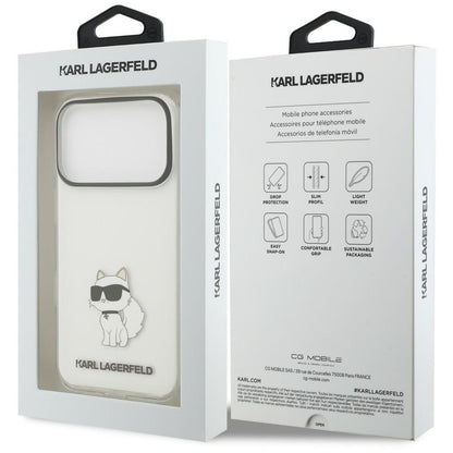 Maska za Apple iPhone 18 Pro / 17 Pro, Karl Lagerfeld, IML Choupette NFT, providna