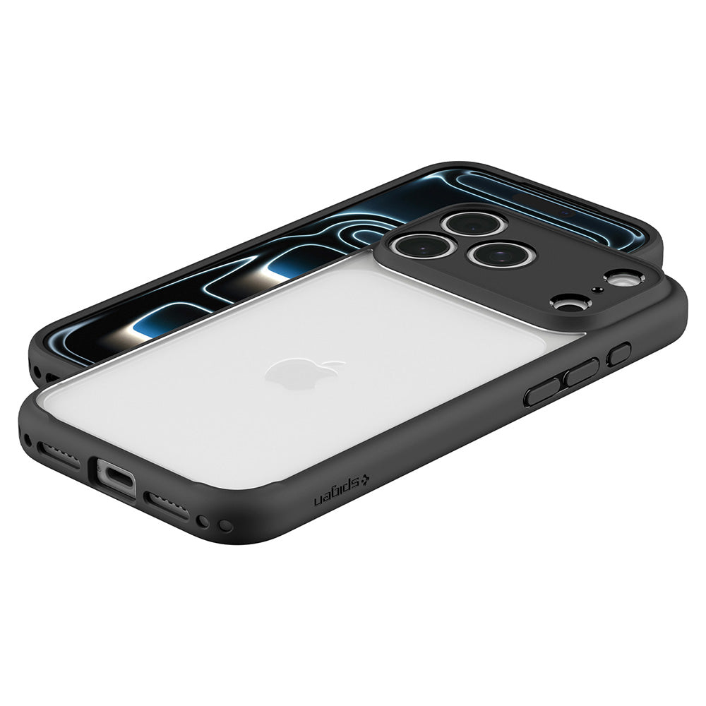 Futrola za Apple iPhone 18 Pro / 17 Pro, Spigen, Ultra Hybrid, Crna Mat ACS12154