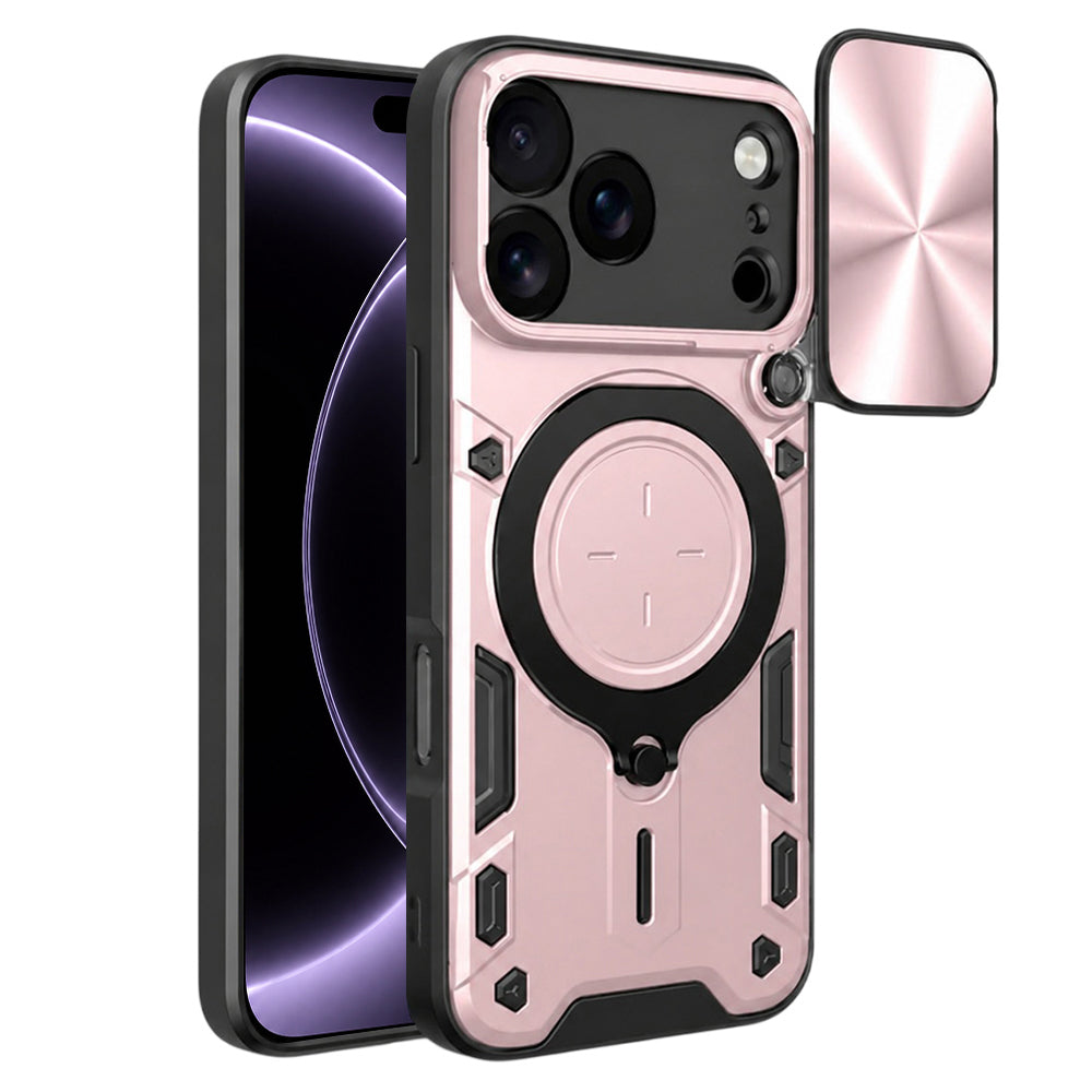 Futrola za Apple iPhone 18 Pro / 17 Pro, Techsuit, CamGuard Pro, Roze Zlatna