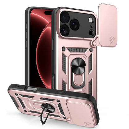 Futrola za Apple iPhone 18 Pro / 17 Pro, Techsuit, CamShield, Roze Zlatna